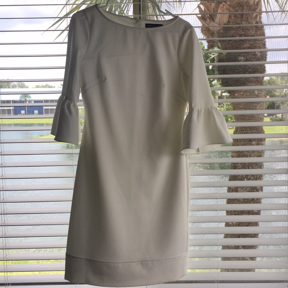 Ivory Bell Sleeve Dress
